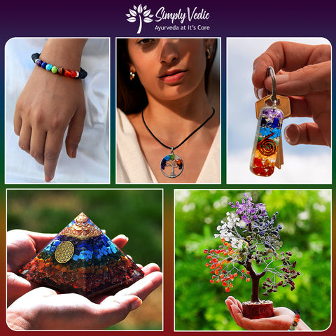 Simply Vedic 7 Chakra Crystal Tree of Life+ Chakra Bracelet| for Chakra Activation, Positive Energy, Good Luck| Natural Healing Gemstones MoneyTree Feng Shui, Spiritual Gift, Home Decor| Handmade simplyvedic Simply Vedic 7 Chakra Crystal Tree of Life+ Chakra Bracelet| for Chakra Activation, Positive Energy, Good Luck| Natural Healing Gemstones MoneyTree Feng Shui, Spiritual Gift, Home Decor| Handmade simplyvedic