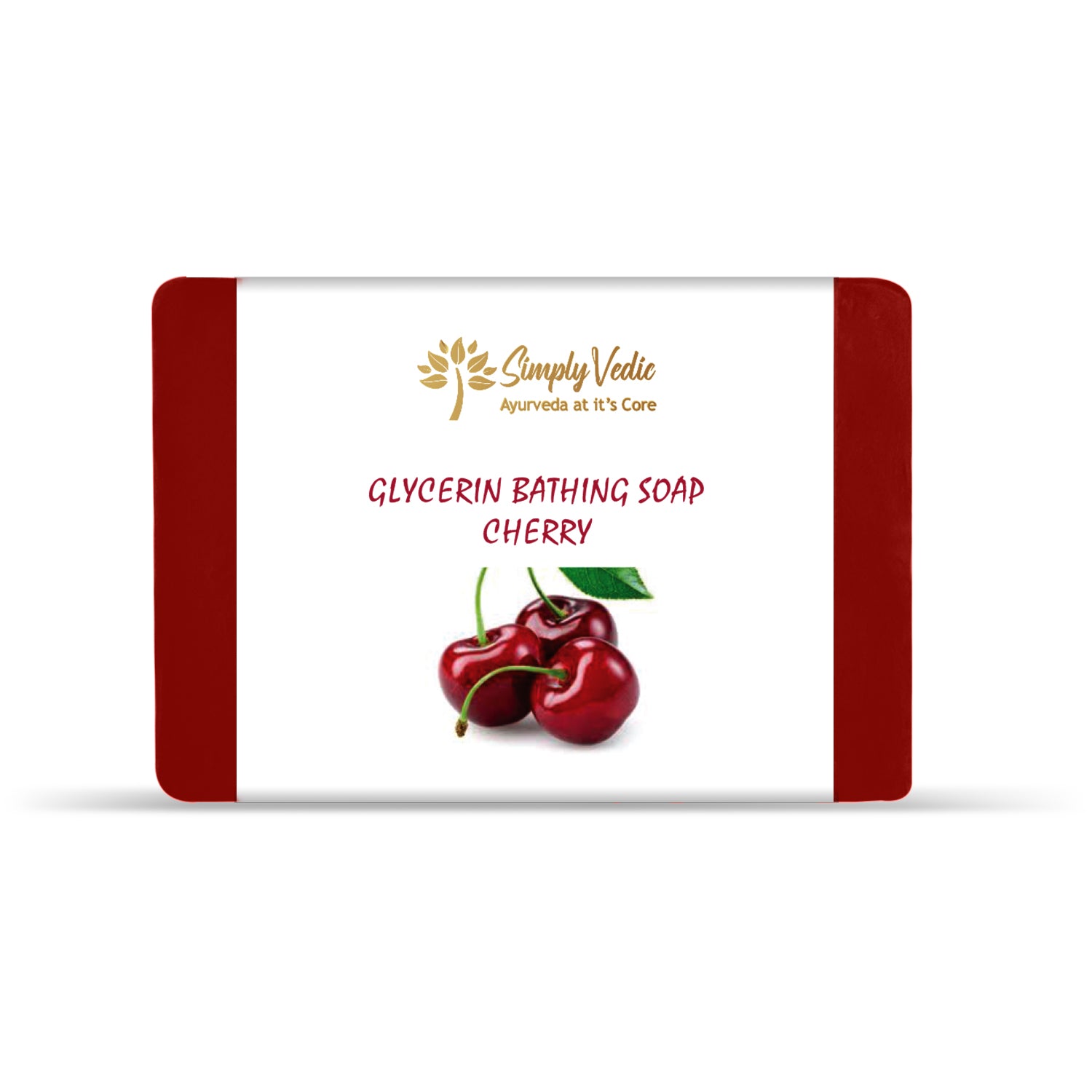 Simply Vedic's Cherry Glycerin Soap