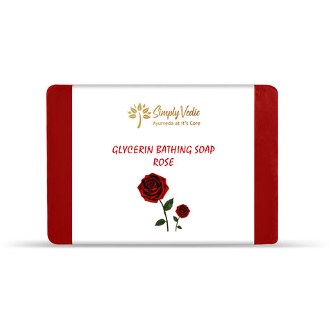 Simply Vedic's Rose Glycerin soap