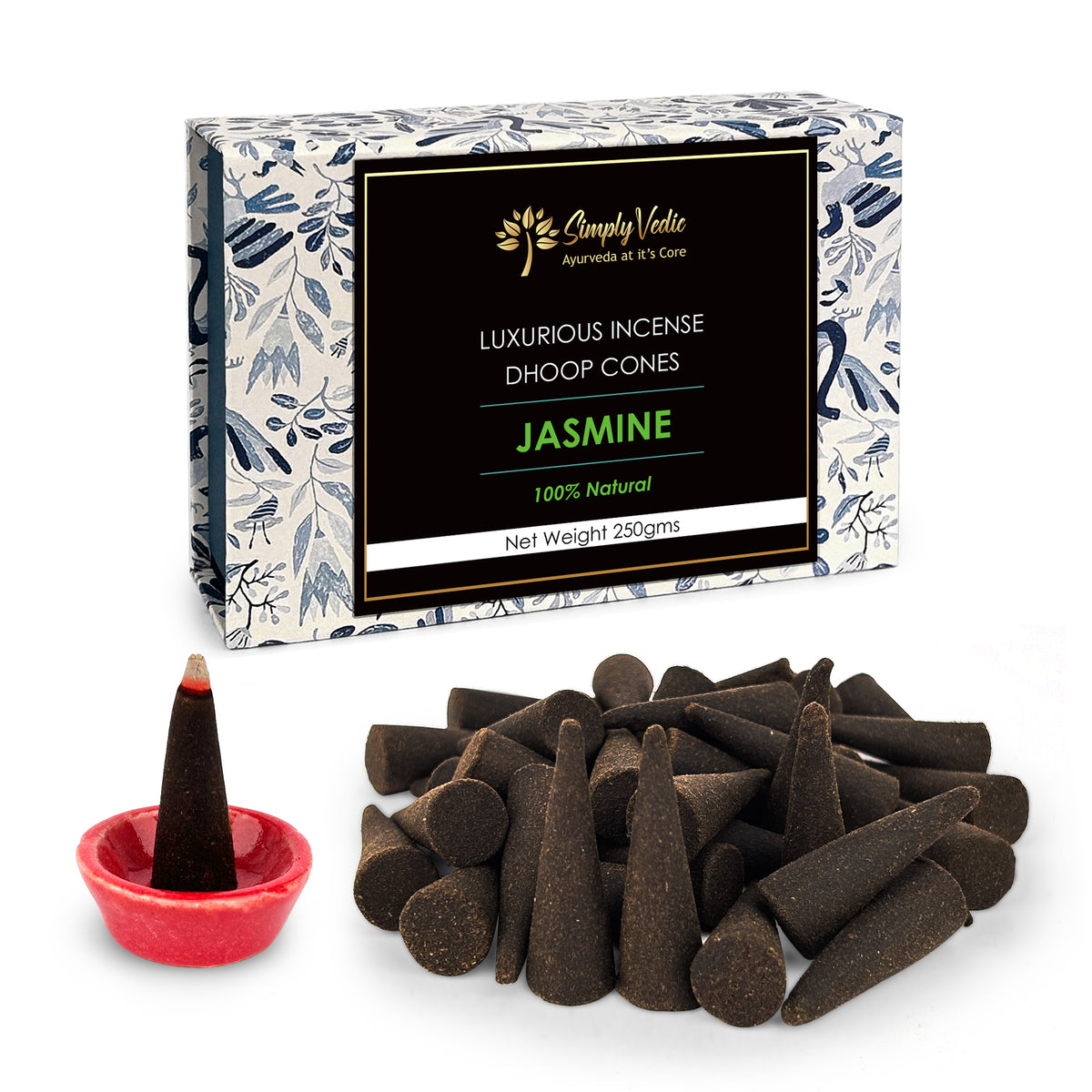 Simply Vedic Jasmine Incense Cones