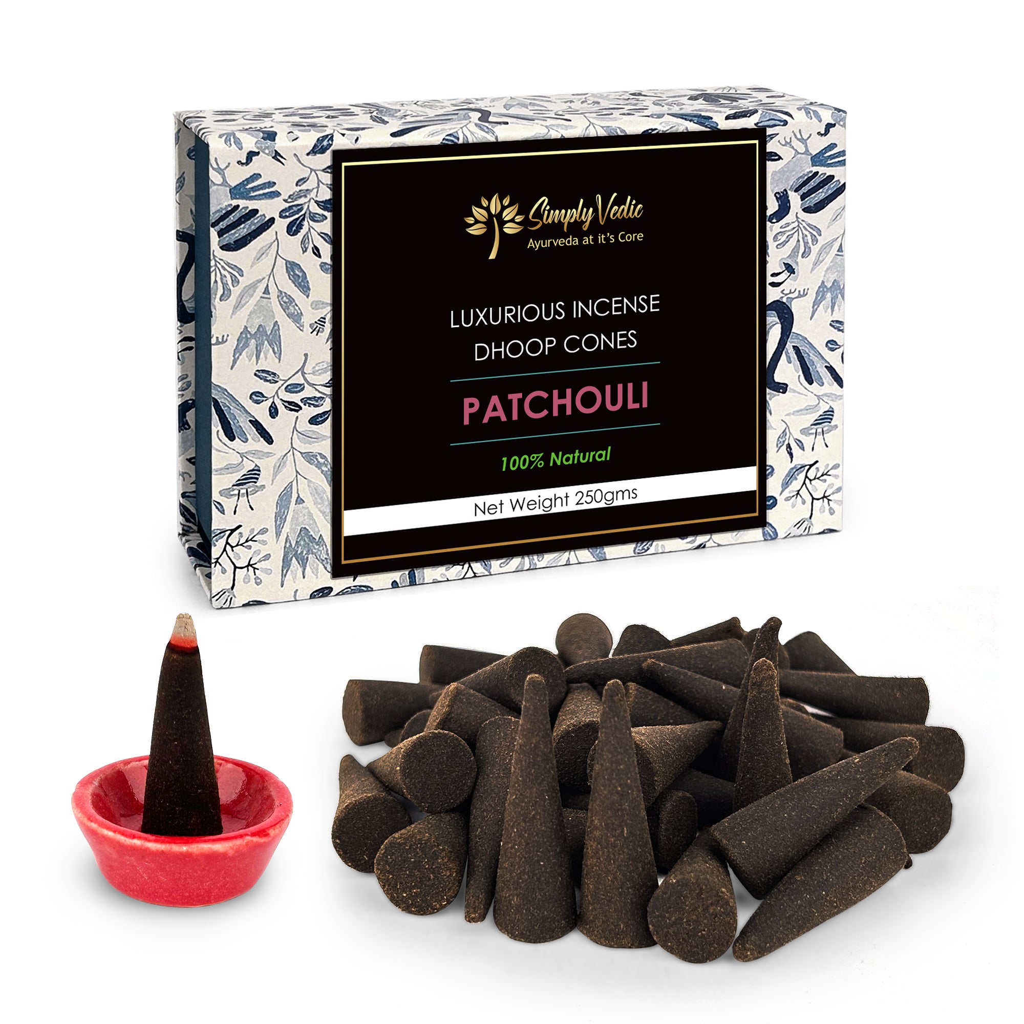 Simply Vedic's Patchouli Incense Cones