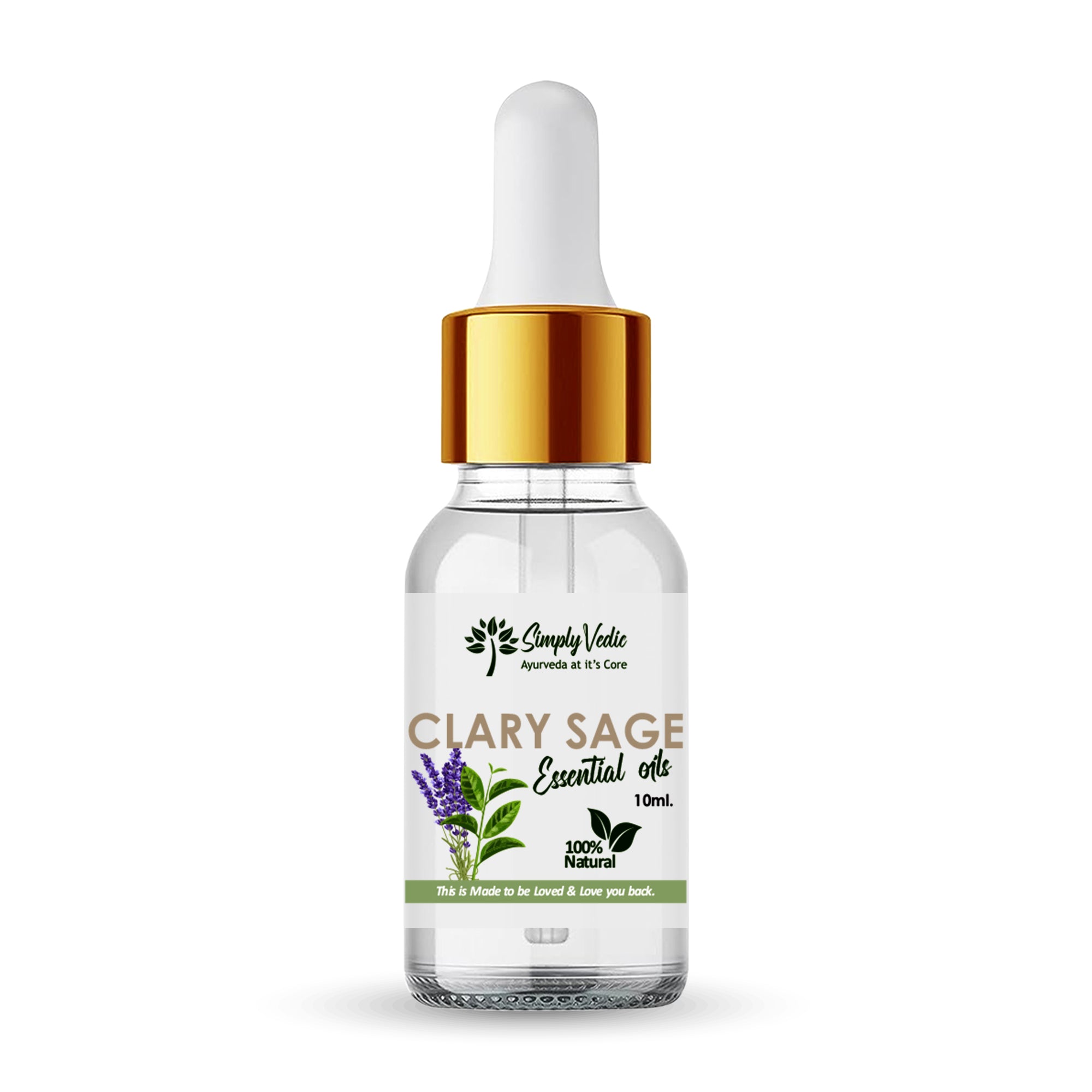 Simply Vedic Clary Sage Essential Oil
