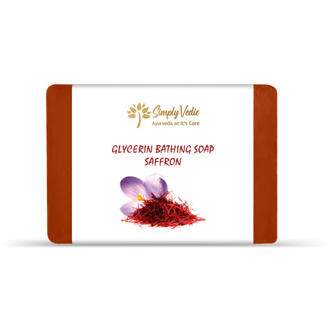 Simply Vedic's Saffron Glycerin Soap