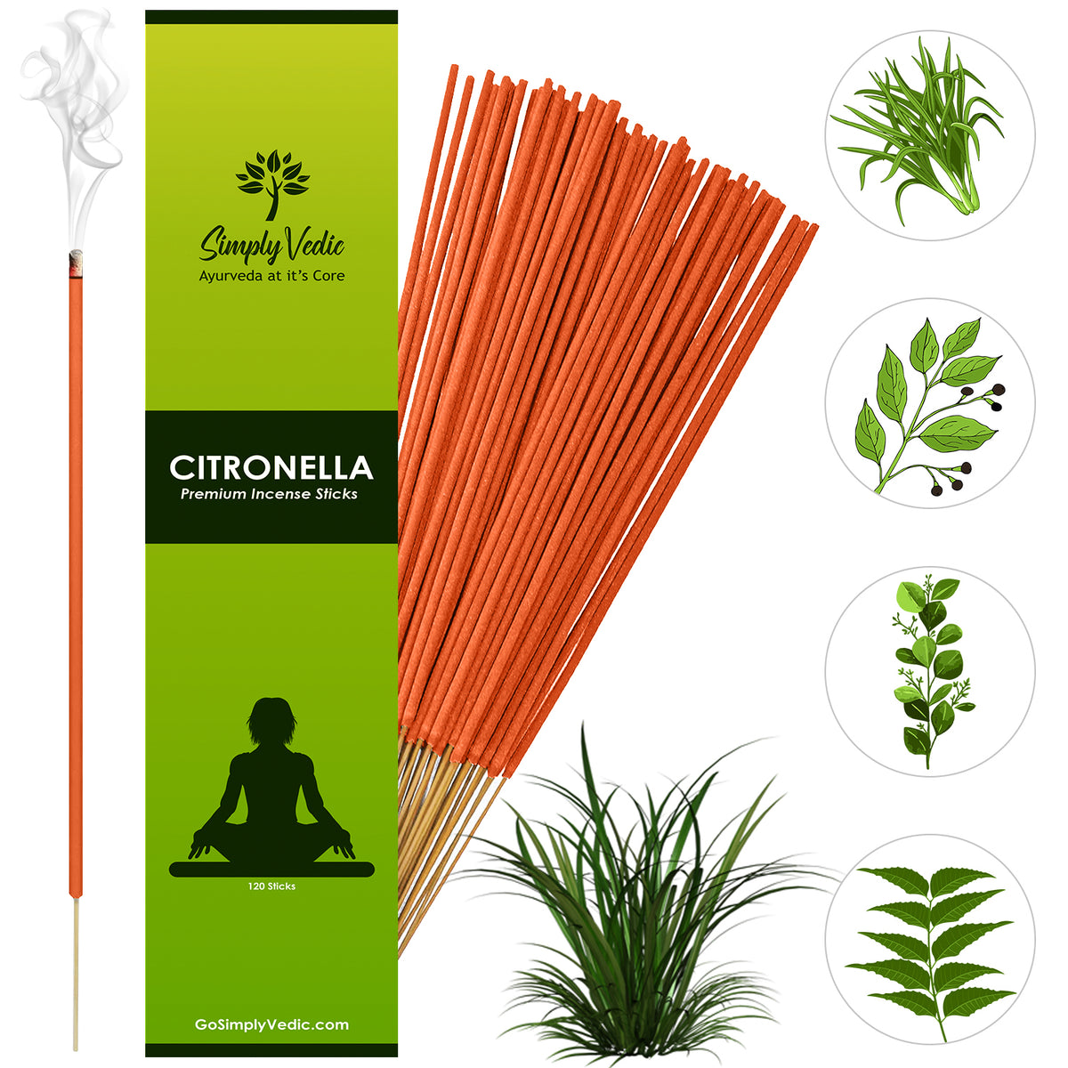 Simply-Vedic Citronella Incense Stick