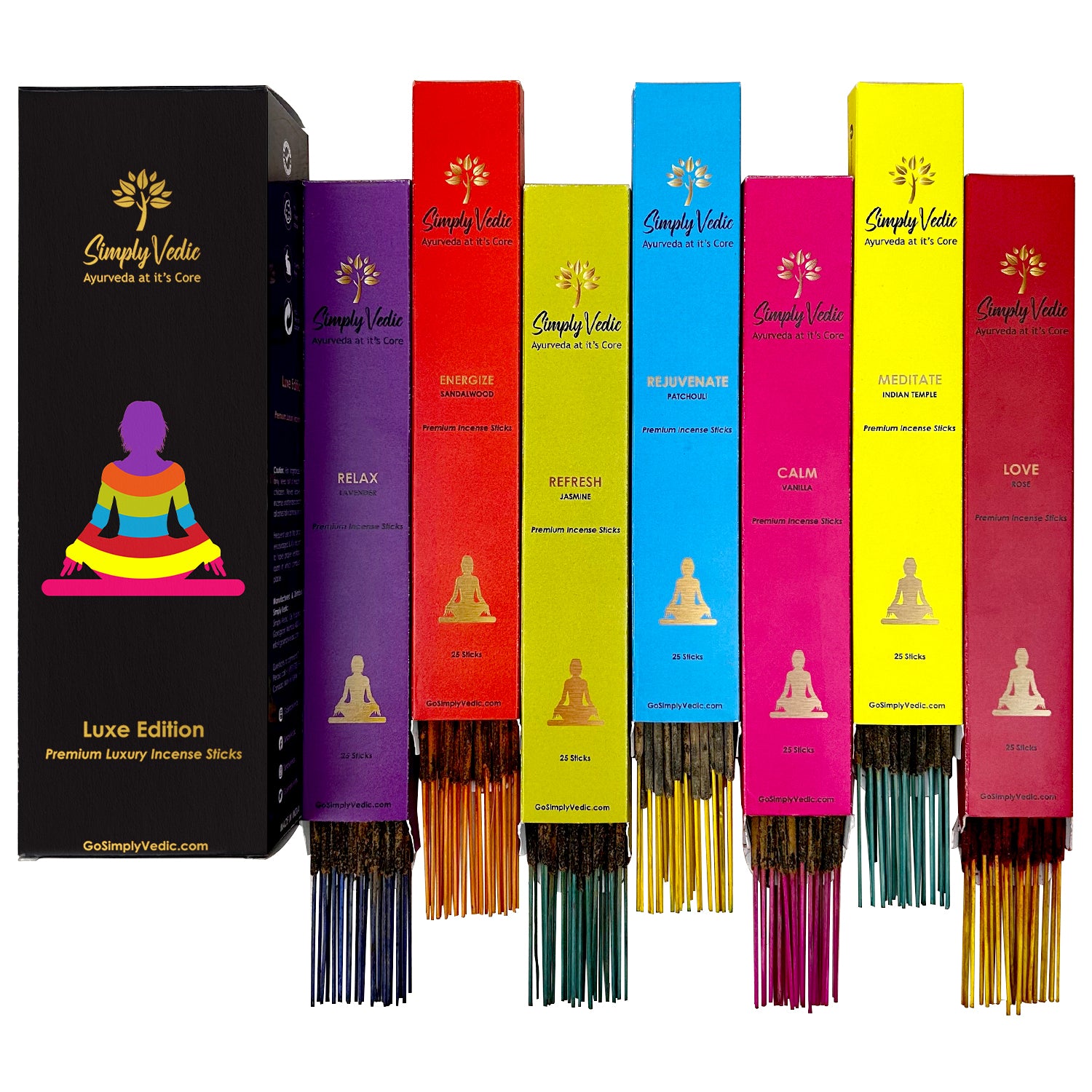 Luxe Series Incense Sticks simplyvedic