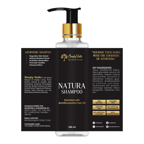 Simply Vedic's Premium Natura Shampoo