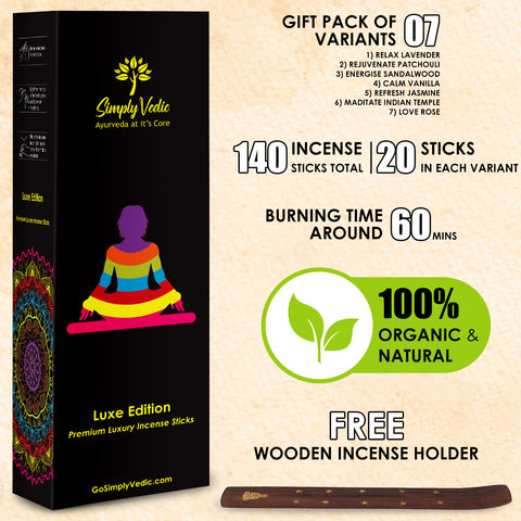 Luxe Series Incense Sticks simplyvedic