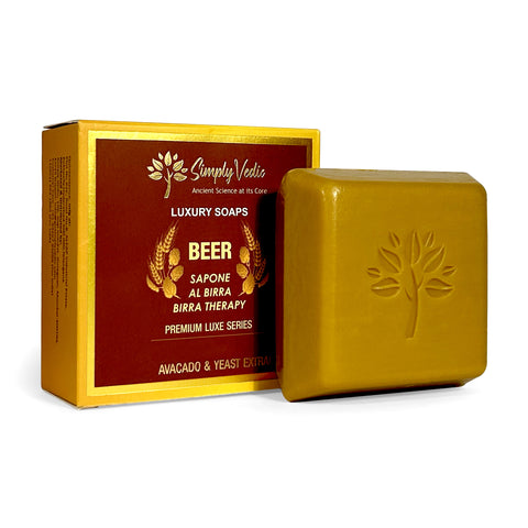 Simply Vedic Pack of 10 Luxury Beer Soap Bars (114 grams each)