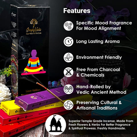 Luxe Series Incense Sticks simplyvedic