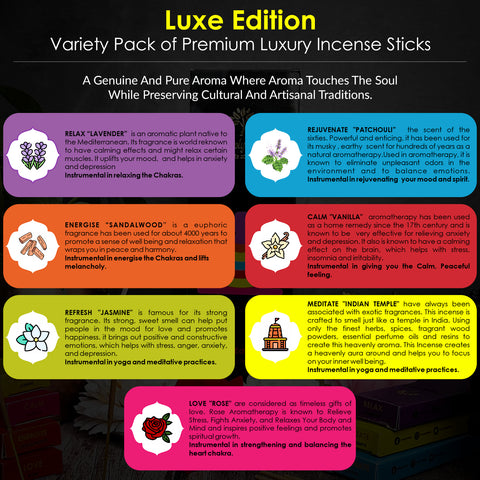 Luxe Series Incense Sticks simplyvedic