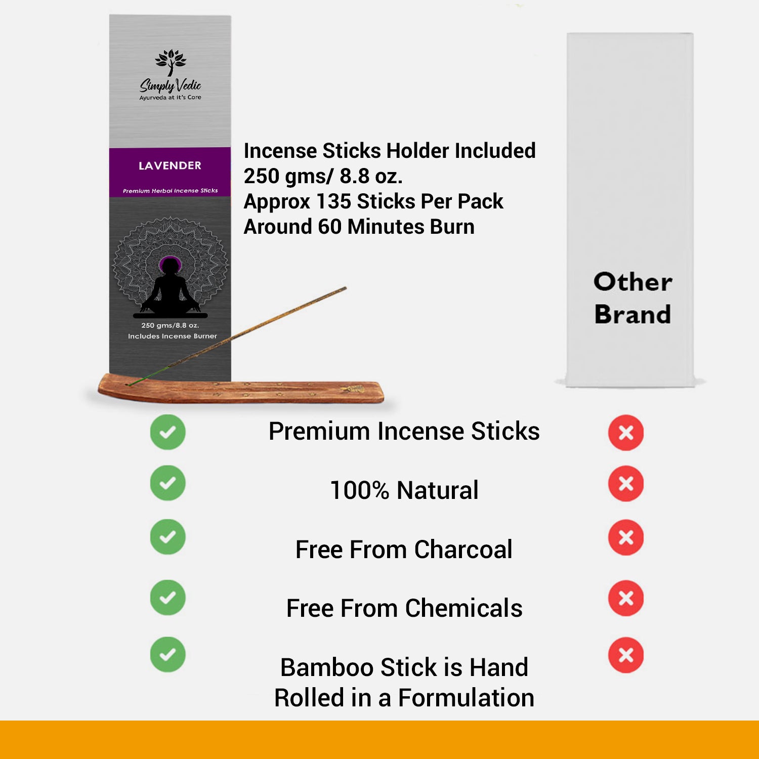 Lavender Incense Sticks simplyvedic