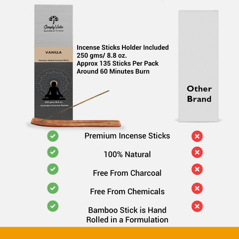 Approx 135 Premium Incense Stick simplyvedic