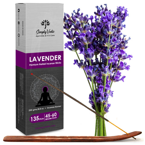 Lavender Incense Sticks simplyvedic