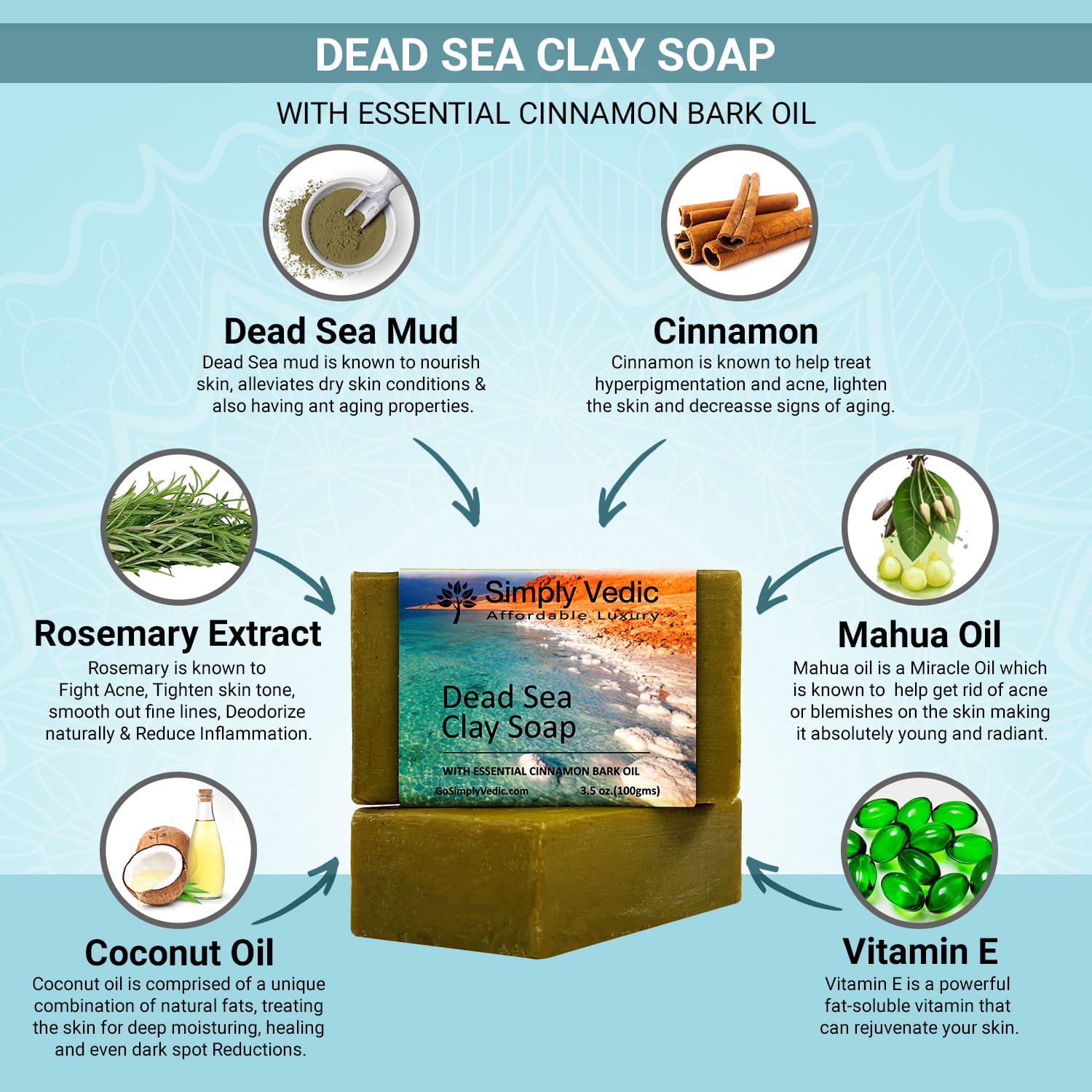 Dead Sea Clay Soap Bar