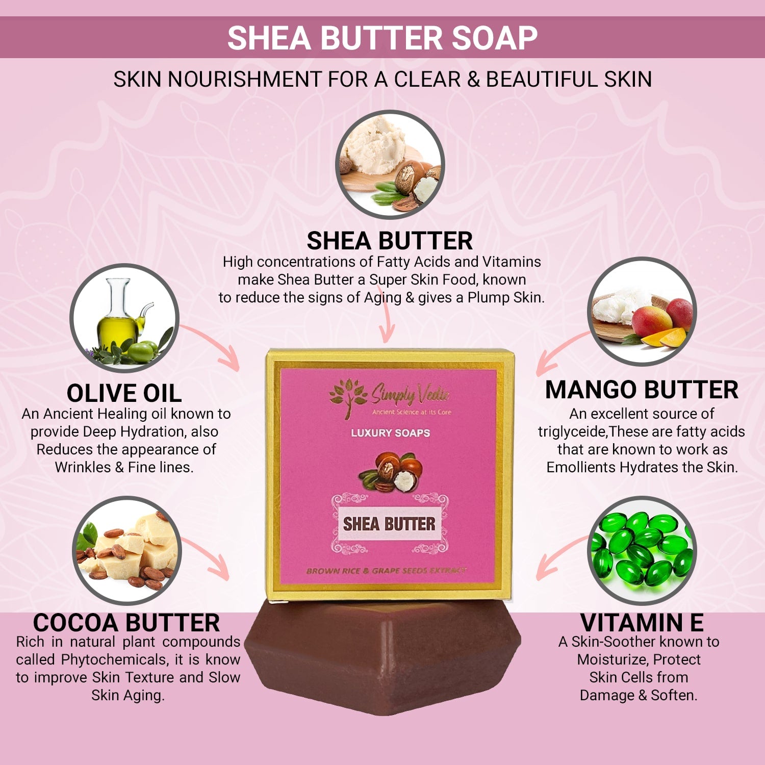 Luxury Shea Butter Soap Bar