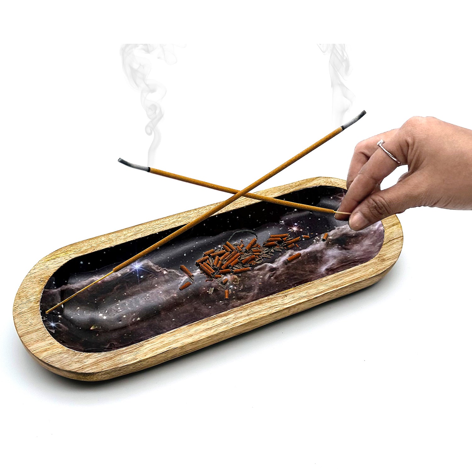 Space Incense Holder,Tray for Home Décor.