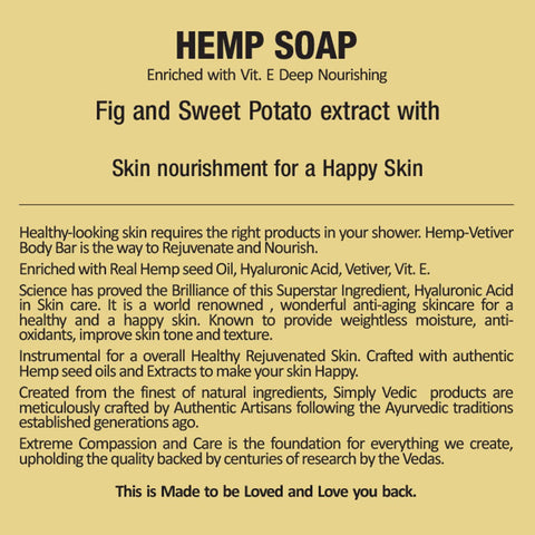 Luxury Hemp-Vetiver Soap Bar